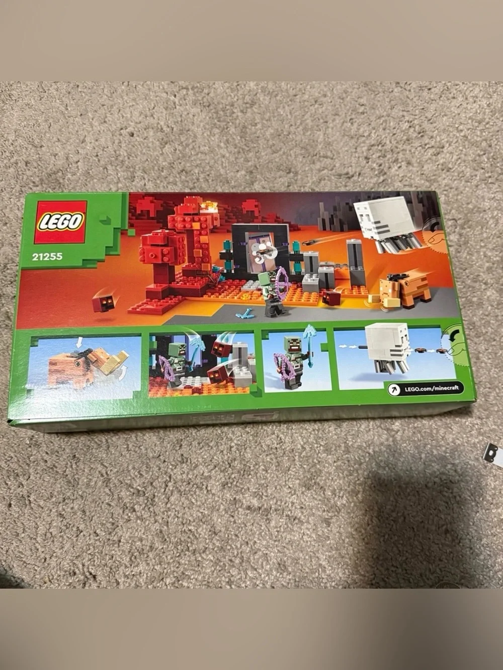 New LEGO Minecraft 21255 The Nether Portal Ambush